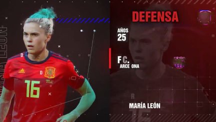 Mapi León en la convocatoria con la Selección Española de Fútbol