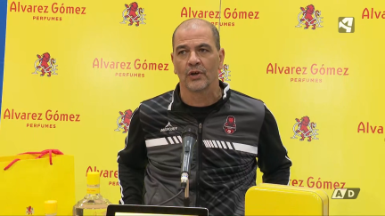 Sergio Hernández durante la rueda de prensa.