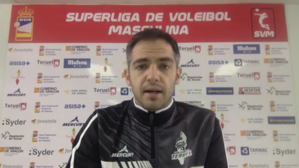 Miguel Rivera, entrenador del CV Teruel.