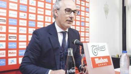 Miguel Torrecilla, en su etapa de Gijón. Imagen: Web RZ.