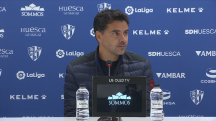 Míchel Sánchez en rueda de prensa