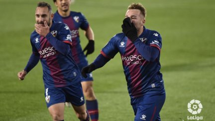 La SD Huesca ha logrado su primera victoria de la temporada.