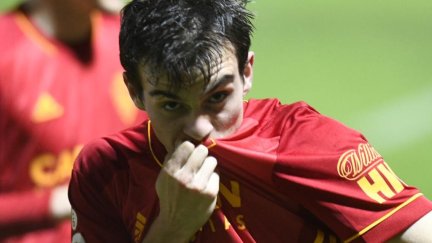 Celebración del gol de Francho. Imagen: Real Zaragoza.