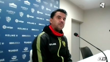 Míchel Sánchez en rueda de prensa