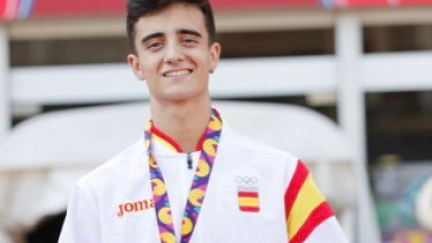 Pol Oriach. Imagen: Federación Aragonesa de Atletismo.