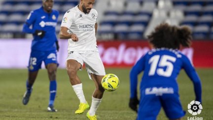Mikel Rico durante el encuentro ante el Getafe