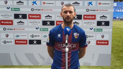 Gastón Silva en zona mixta