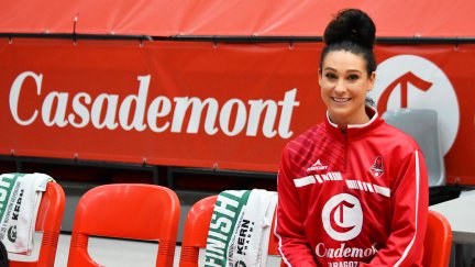 Wurtz en la cancha del Casademont Zaragoza.