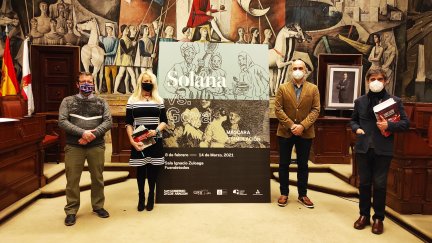 Presentación de la exposición en honor a Goya en Diputación de Zaragoza