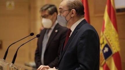 Javier Lambán y Arturo Aliaga