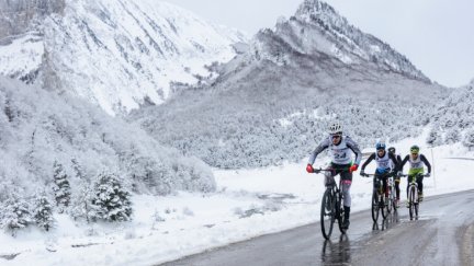 Celebración de la competición de triatlón en el Valle de Ansó