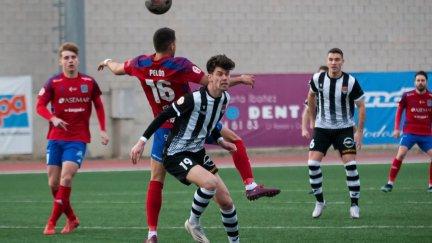 La SD Tarazona durante el partido.