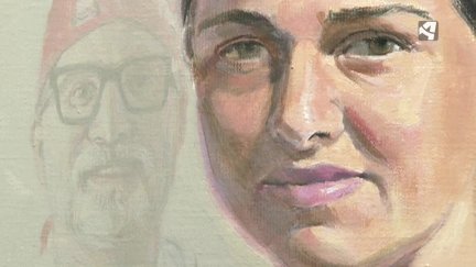 El pintor oscense homenaje a 14 sanitarios en 'Semejanzas'