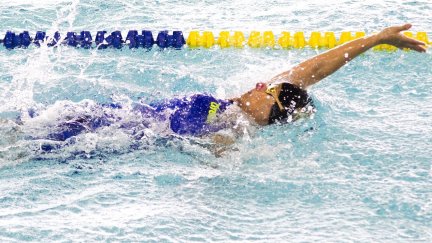 Teresa Perales, durante su participación en el Trofeo Internacional de Cataluña.
