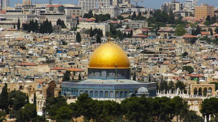 Fotografía aérea de Jerusalén