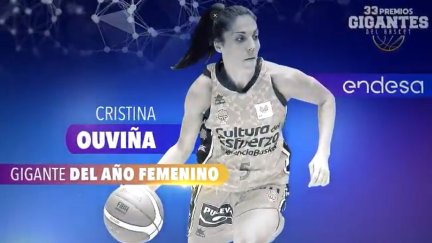Ouviña recibe por primera vez el premio de la revista Gigantes del Basket.