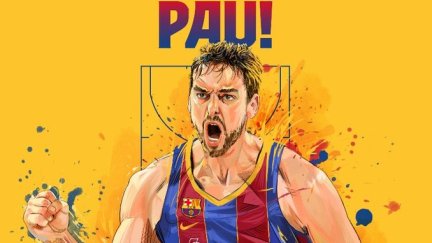 Imagen que ha publicado el FC Barcelona en el regreso de Pau al equipo.