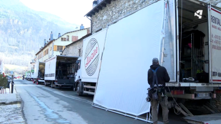 Grabación de una película en Benasque