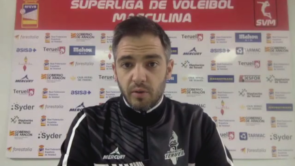 Miguel Rivera, entrenador del CV Teruel.