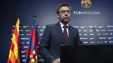 Josep María Bartomeu, durante una intervención como presidente de la entidad.