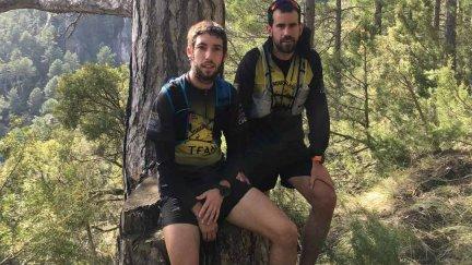 Ángel Antolín y Carlos Jávega del Matarraña Team. Imagen: La Comarca.
