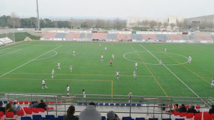 Imagen del estadio durante el partido. Imagen: Jesús Cubría.