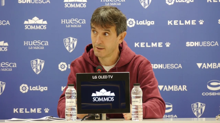 Pacheta, durante su comparecencia en la previa del duelo ante el Celta de Vigo.