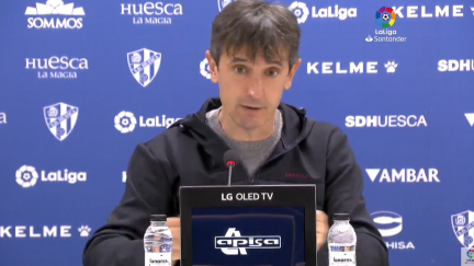 Pacheta durante la rueda de prensa.