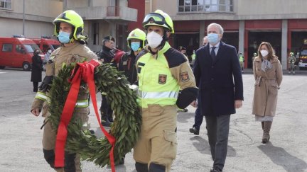 Bomberos de Zaragoza celebran su patrón