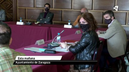 Un medidor de la calidad del aire en el interior de un restaurante