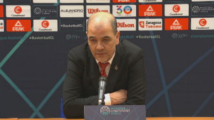 Sergio, durante la rueda de prensa.