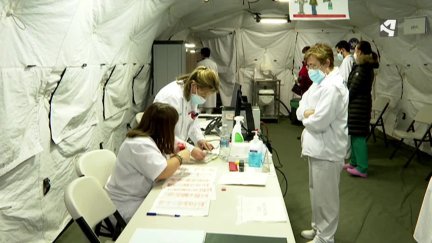 Simulación de vacuna COVID-19