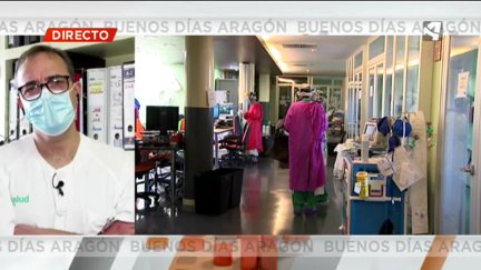 José Ramón Paño, durante la entrevista en el programa 'Buenos Días Aragón'.
