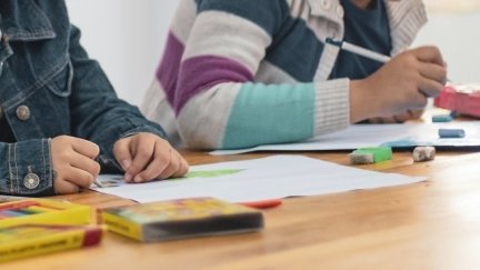 Alumnos en una clase