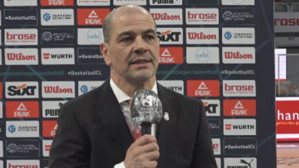 Sergio Hernández hablando para Aragón Deporte.