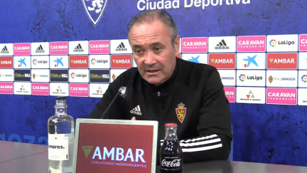 Juan Ignacio Martínez durante la rueda de prensa.