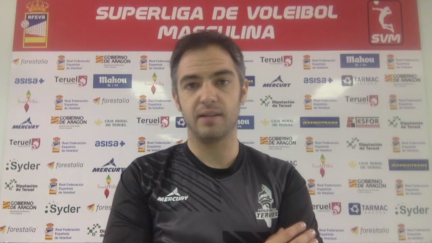 Miguel Rivera, entrenador del CV Teruel.