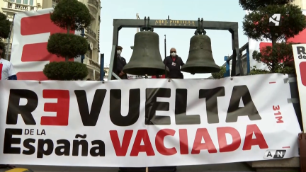 Manifestación en contra de la despoblación (Madrid)