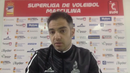 Miguel Rivera, entrenador del CV Teruel.