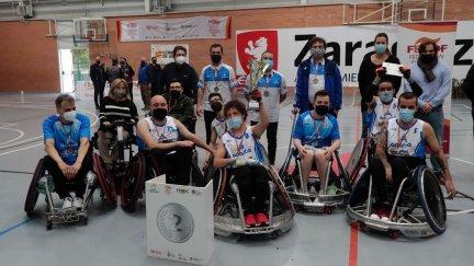 Imagen de los jugadores de Adapta Zaragoza