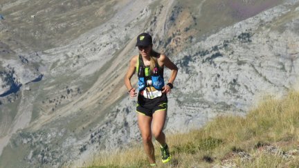 Imagen de una corredora en Canfranc