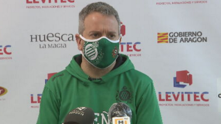 Óscar Lata, durante su comparecencia de prensa.
