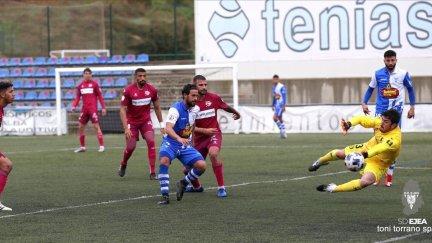 Marrufo durante un encuentro con la SD Ejea