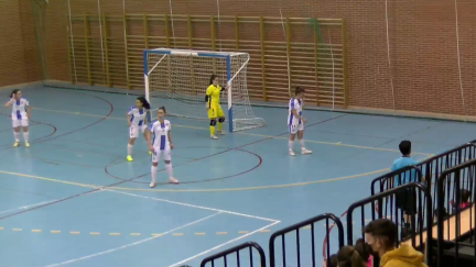El Sala Zaragoza durante el partido. Foto: CD Leganés.