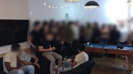 Imagen de la fiesta ilegal (Fuente: Policía Local Zaragoza).