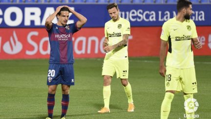 Seoane durante el encuentro de ida ante el Atlético