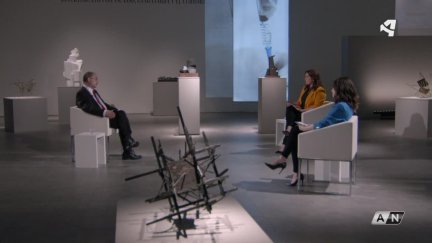 Entrevista a Javier Lambán desde el Museo Pablo Serrano.