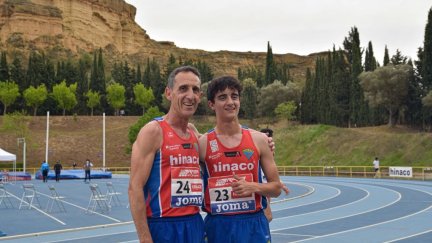 Carlos y Pol Oriach, al finalizar la prueba este pasado fin de semana.