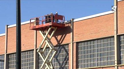 Imagen de unos trabajadores en una obra