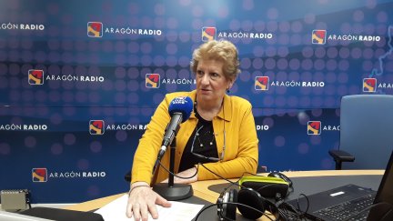 La presidenta Colegio Oficial de Médicos de Zaragoza, Concepción Ferrer, en Aragón Radio